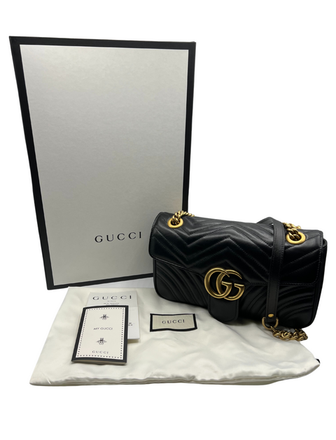 Gucci Marmont Small Matelassé Shoulder Bag