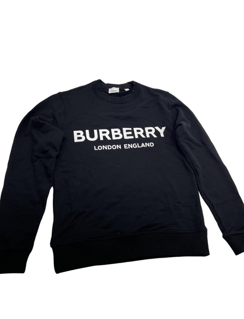 Burberry Logo Men's Intarsia Wool Blend Sweater