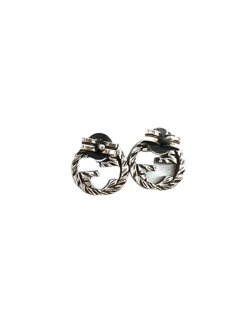 Gucci Interlocking G Earrings in Silver