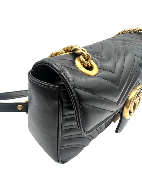 Gucci Marmont Small Matelassé Shoulder Bag