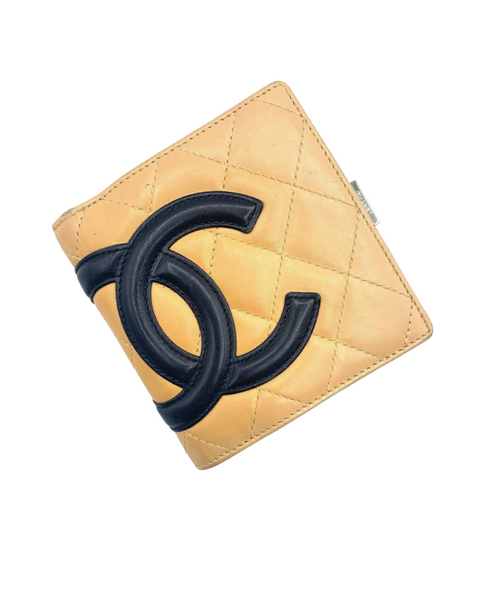 Chanel Cambon Beige and Black Wallet