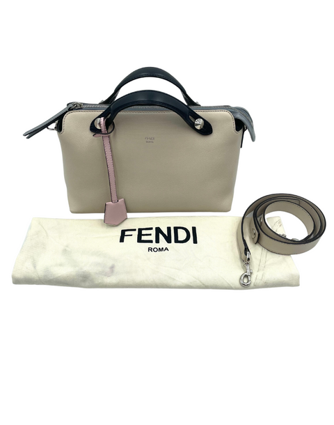 Fendi By The Way Medium Leather Boston Bag