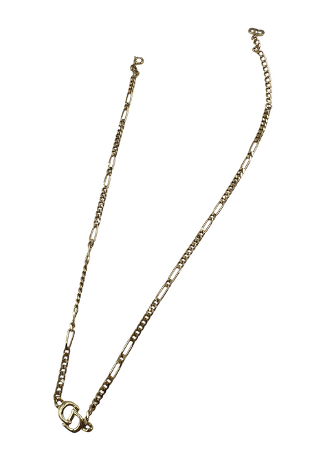 Christian Dior Logo Chain Necklace