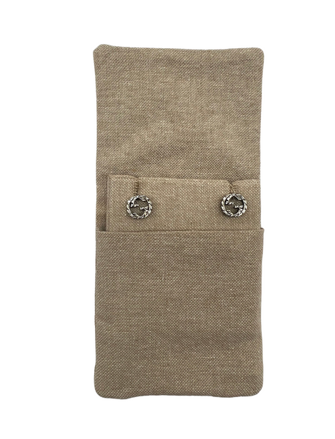 Gucci Interlocking G Earrings in Silver
