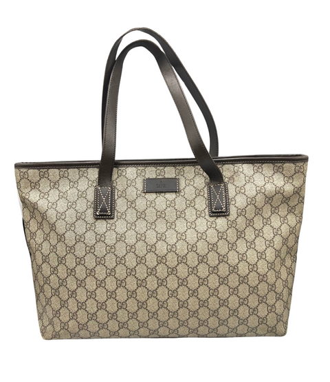 Gucci PVC and Leather Tote Bag