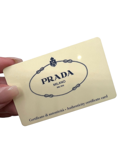 Prada Nylon and Leather Wallet