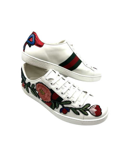 Gucci Ace Floral Sneakers