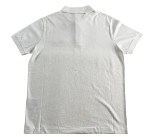 Prada Men's Pique White Polo Shirt