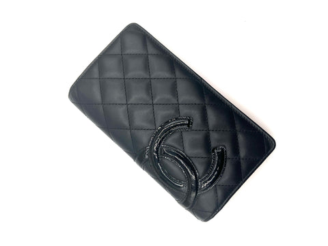 Chanel Cambon Long Black Wallet