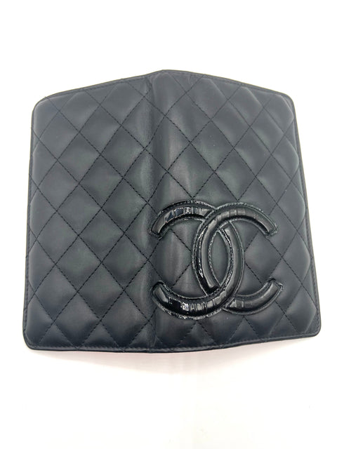 Chanel Cambon Long Black Wallet