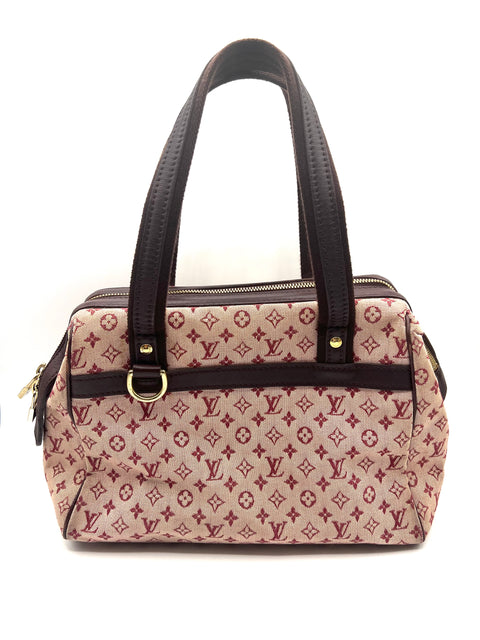 Louis Vuitton Monogram Mini Lin Canvas Josephine Bag