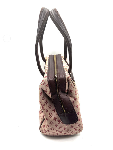 Louis Vuitton Monogram Mini Lin Canvas Josephine Bag