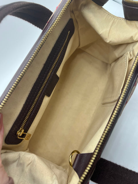 Louis Vuitton Monogram Mini Lin Canvas Josephine Bag