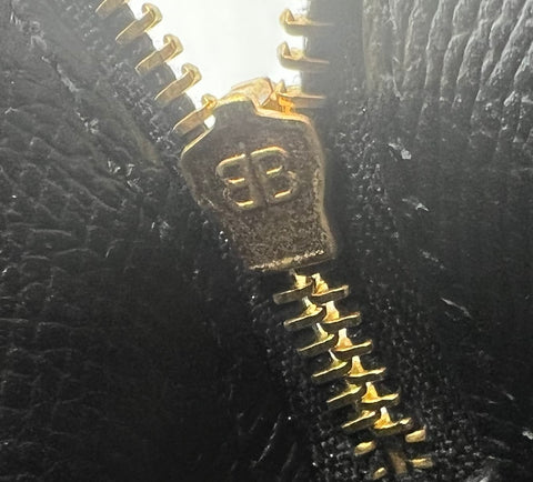 Balenciaga Ville Small Handbag in Black and White