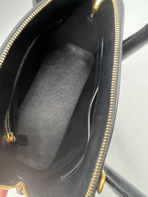 Balenciaga Ville Small Handbag in Black and White