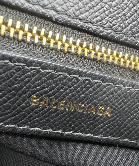 Balenciaga Ville Small Handbag in Black and White