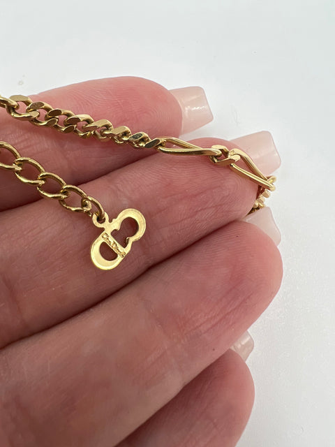 Christian Dior Logo Chain Necklace
