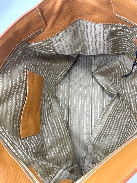 Prada Leather Tote Bag