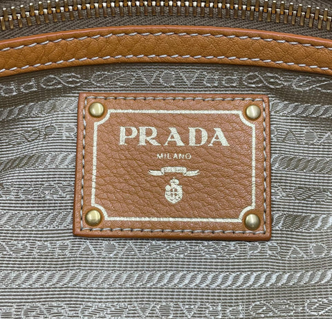Prada Leather Tote Bag