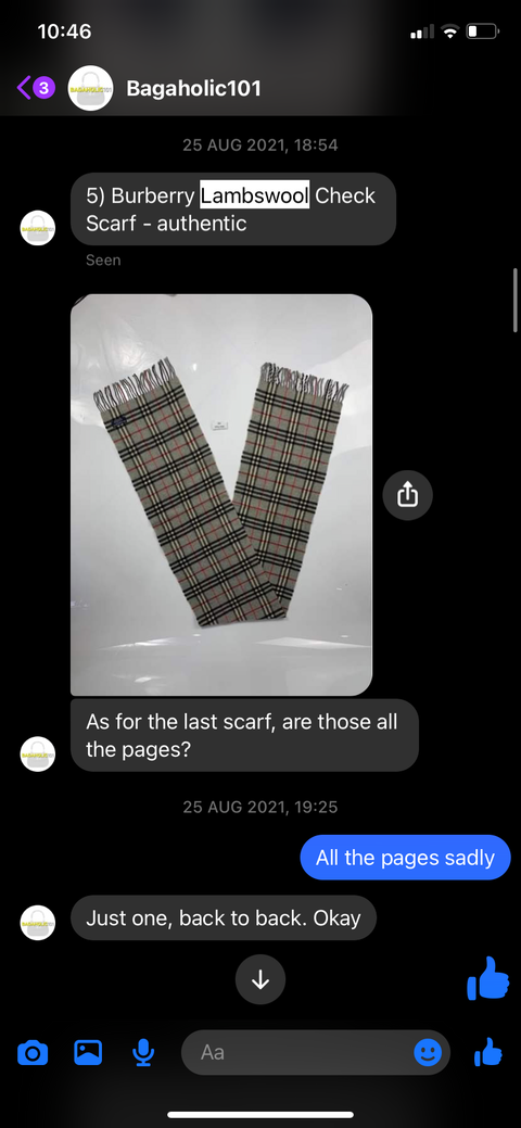 Burberry Unisex Scarf