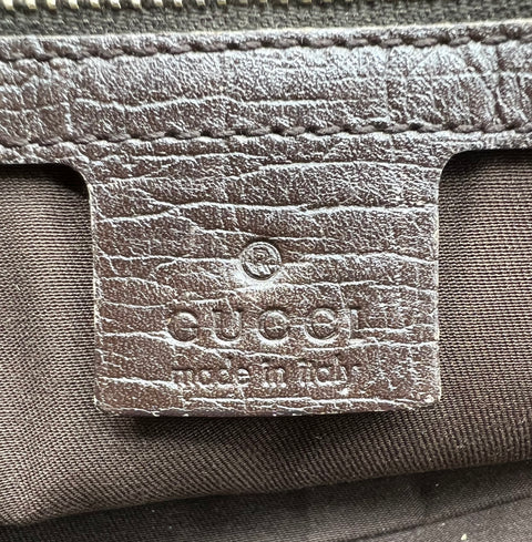Gucci Canvas and Leather Tote Bag with Charms