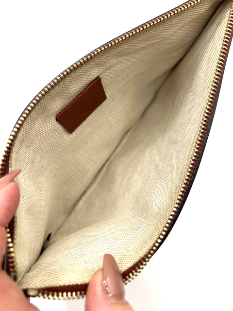 Gucci GG Canvas and Leather Tote Bag