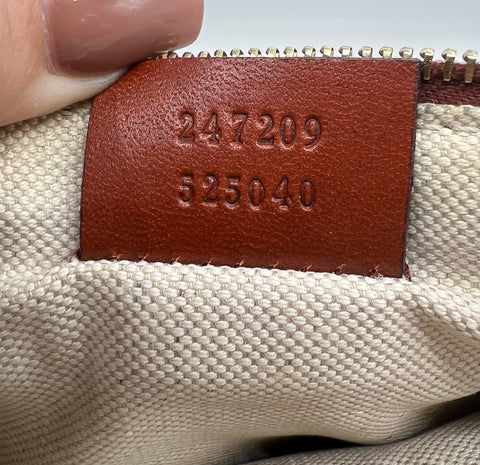 Gucci GG Canvas and Leather Tote Bag