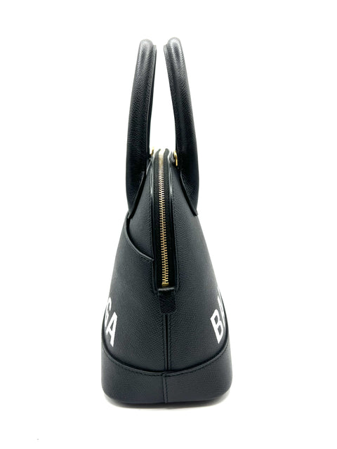 Balenciaga Ville Small Handbag in Black and White