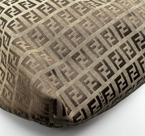 Fendi Zucchino Tote Bag with Nylon Canvas