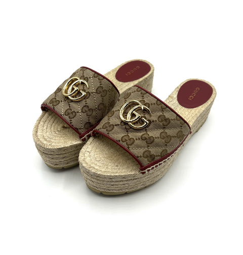 Gucci GG Canvas Espadrille Sandal