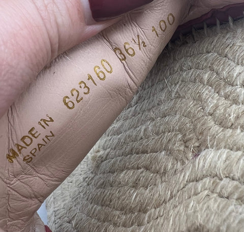 Gucci GG Canvas Espadrille Sandal
