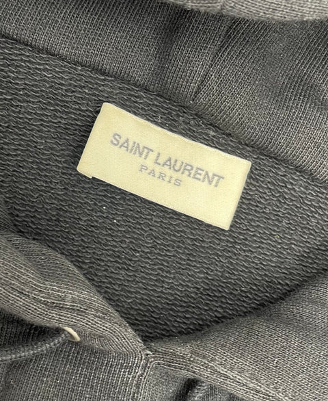 Saint Laurent Logo Printed Hoodie