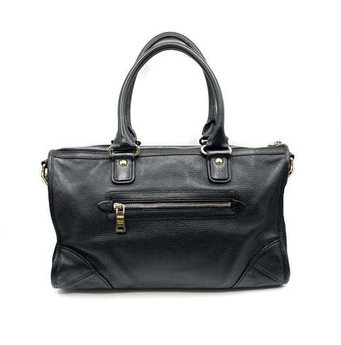 Prada Black Leather Shoulder Bag