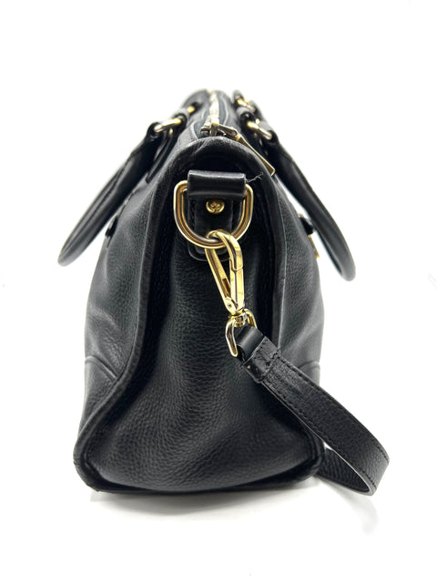 Prada Black Leather Shoulder Bag
