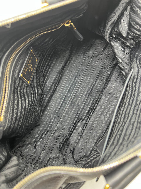 Prada Black Leather Shoulder Bag