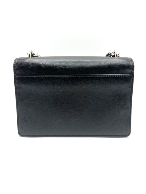 Saint Laurent Sunset Chain Wallet Black