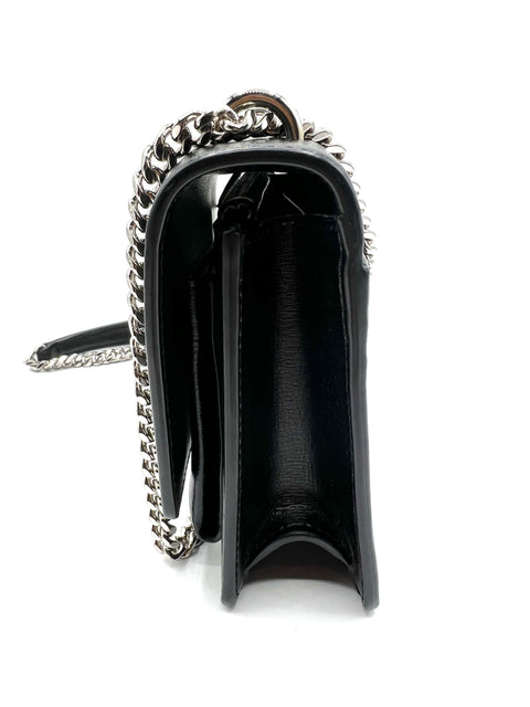Saint Laurent Sunset Chain Wallet Black