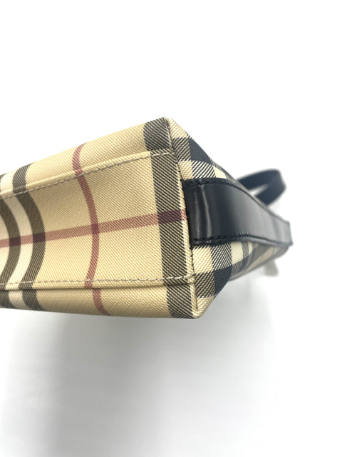 Burberry Nova Check Coated Canvas Shoulder Bag