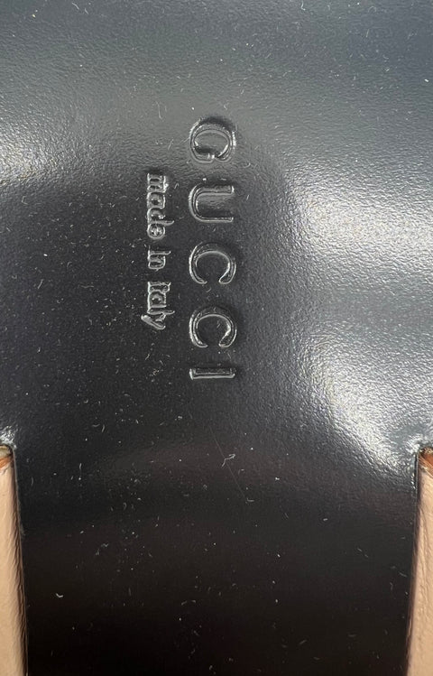 Gucci Leather Thong Sandal With Double G
