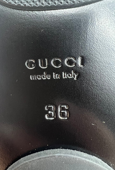 Gucci Leather Thong Sandal With Double G