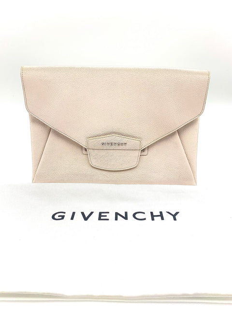 Givenchy Antigona Textured Leather Clutch