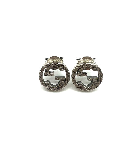 Gucci Interlocking G Earrings in Silver