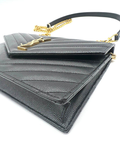 Saint Laurent Envelope Chain Wallet