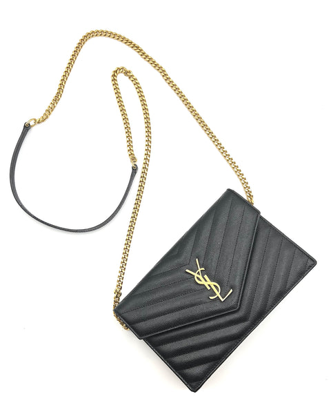 Saint Laurent Envelope Chain Wallet