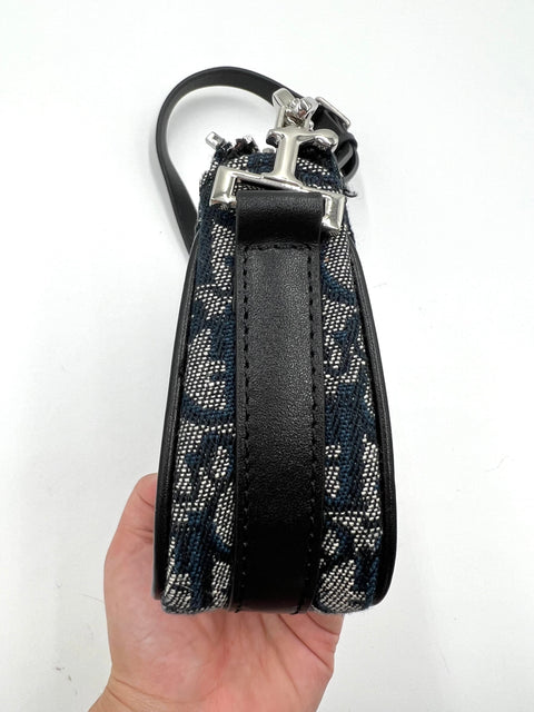 Christian Dior Trotter Canvas and Leather Shoulder Bag