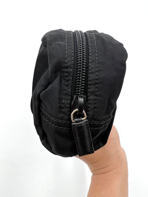 Prada Black Nylon Pouch