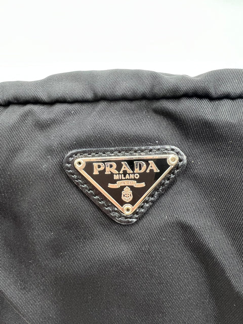 Prada Black Nylon Pouch