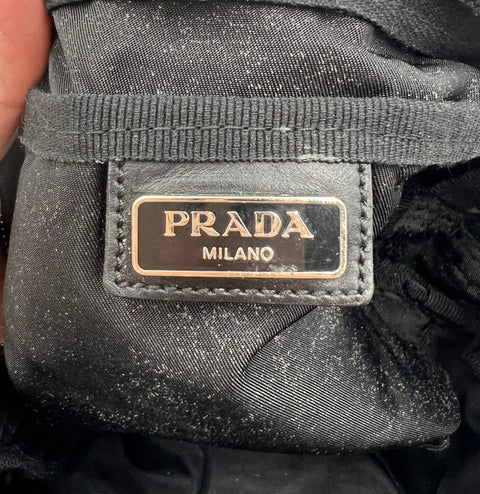 Prada Black Nylon Pouch