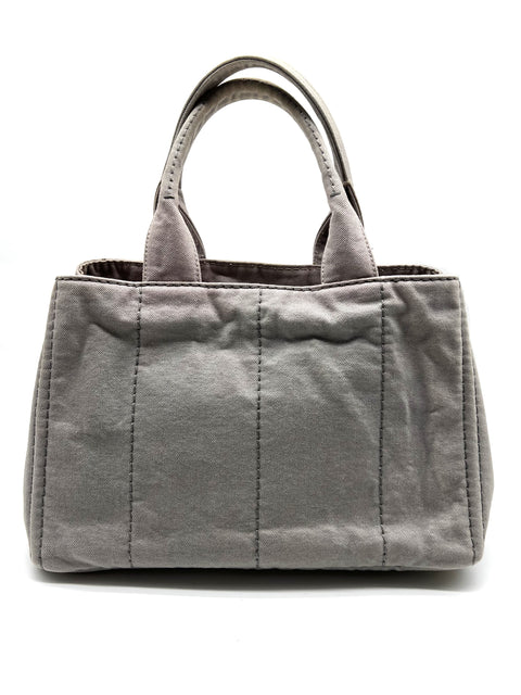 Prada Canvas Canapa Tote Bag
