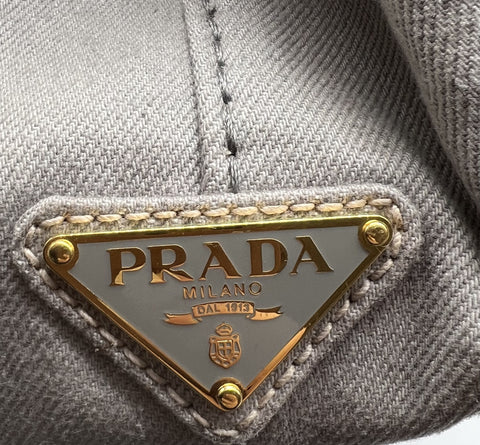 Prada Canvas Canapa Tote Bag